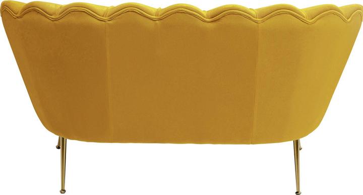Actual product image Kare Design Sofa Water Lily 2-Seater Yellow 132cm (2 person sofa)