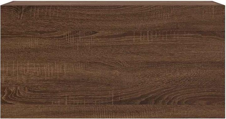 Actual product image VidaXL Brown oak-look bathroom wall cabinet 80x25x40 cm wood-based material (80 x 25 x 40 cm)