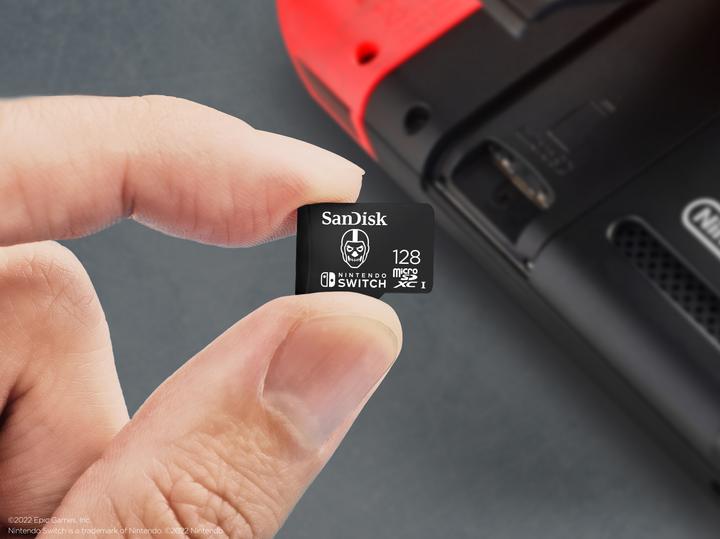 Productafbeelding SanDisk Nintendo Switch Card Fortnite Edition (128 GB, microSDXC, U3, UHS-I)