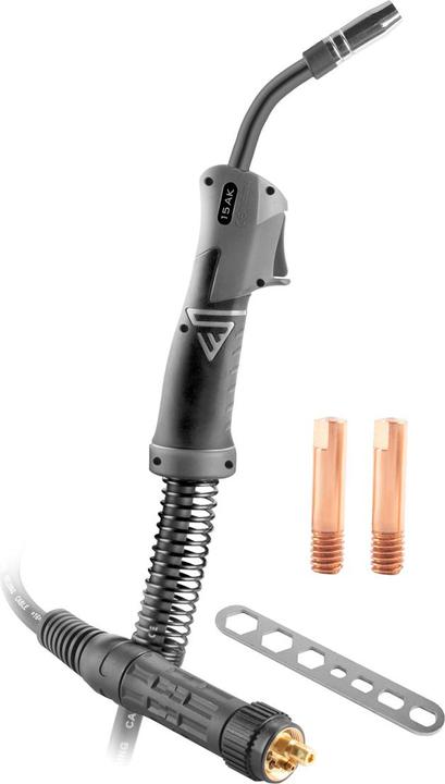 Image du produit Stahlwerk Torche de soudage MIG MAG AK15/MB15 Ensemble de flexibles 5m Raccord central européen