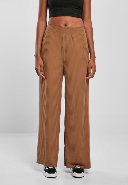 Produktbild Urban Classics Ladies Rib Jersey Wide Leg Pants - 17904 (4XL)