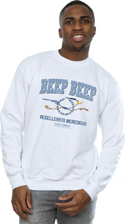 Actual product image Looney Tunes Mens Road Runner Beep Beep Sweatshirt (XXL)