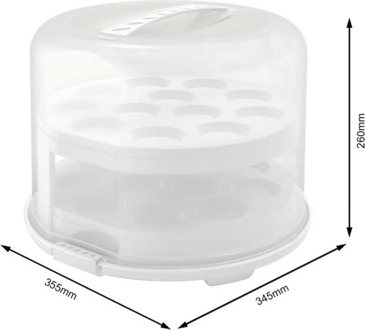 Image du produit Rotho Lot de 2 cloches à gâteaux petites et grandes FRESH