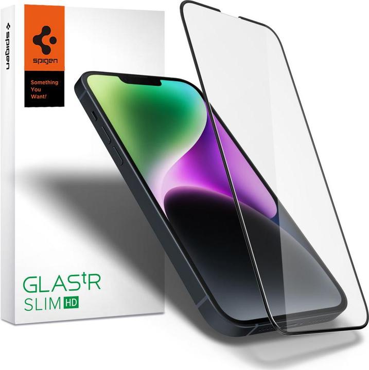 Produktbild Spigen Glas.TR Slim (1 Stück, Apple iPhone 13, Apple iPhone 13 Pro)