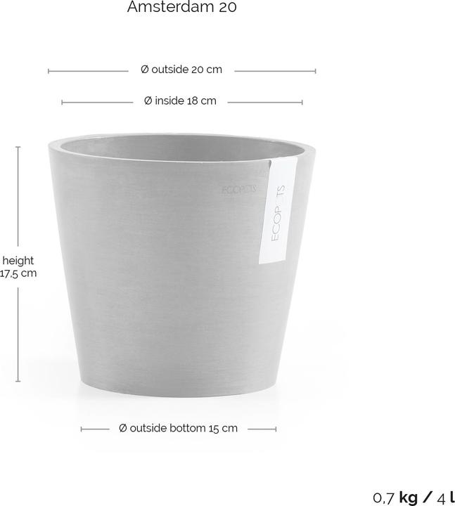 Image du produit Ecopots Amsterdam (20 cm)