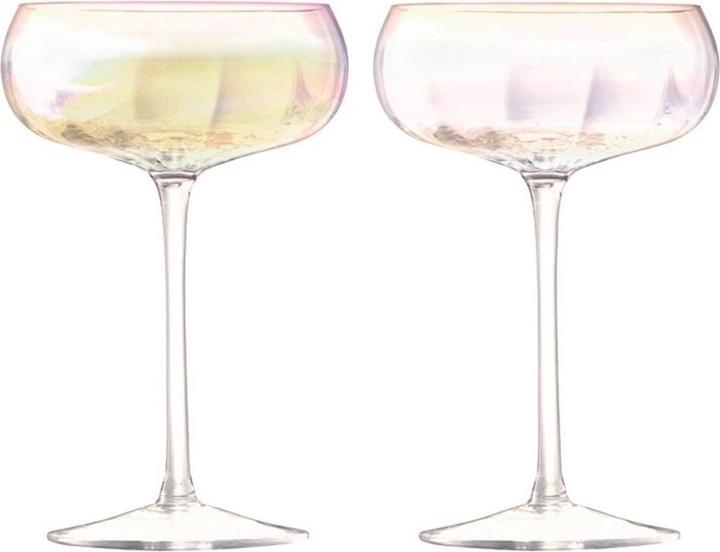Actual product image LSA Set of 2 Pearl champagne bowl 300ml mother of pearl (30 cl, 2 Glasses, Champagne glasses)