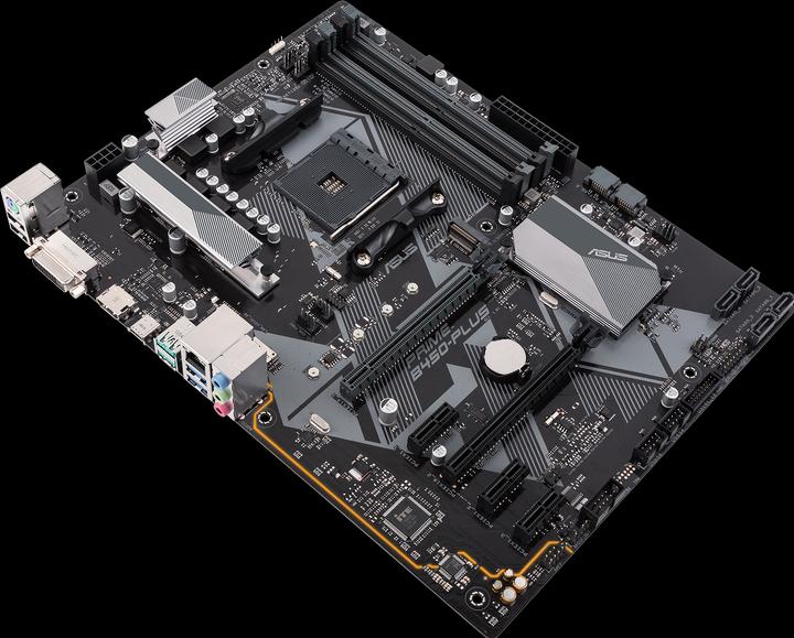 Actual product image ASUS Prime B450-Plus (AM4, AMD B450, ATX)