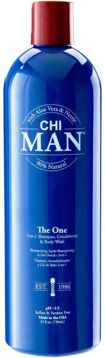 CHI MAN 3-in-1 Shampoo, Conditioner, Bodywash 739 (739 ml, Flüssiges Shampoo)
