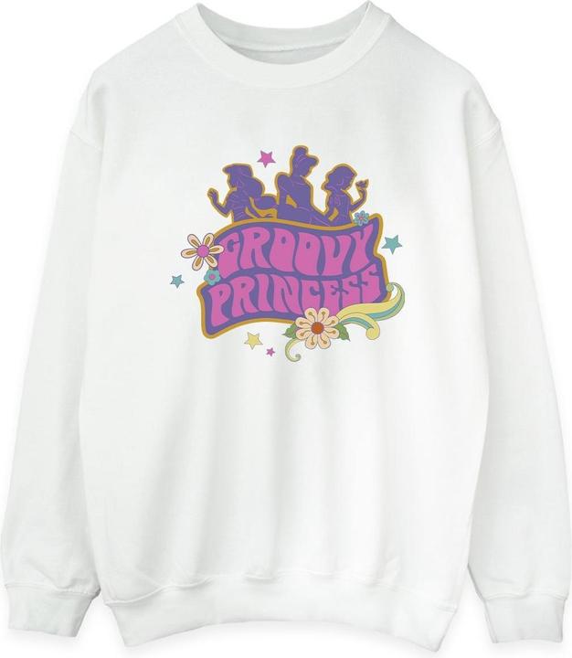 Actual product image Disney Womens/Ladies Princesses Groovy Princess Sweatshirt (XL)