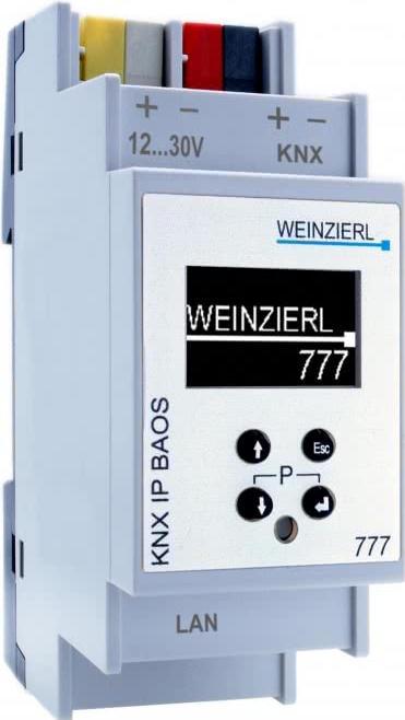 Weinzierl KNX IP BAOS 777 5193 Tunneling+Object Server 2000 Datenpunkt