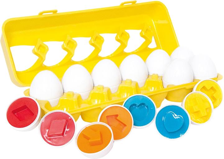 Spielmaus Kit de peinture et d'assemblage d'oeufs pour bébé, 12 pièces
