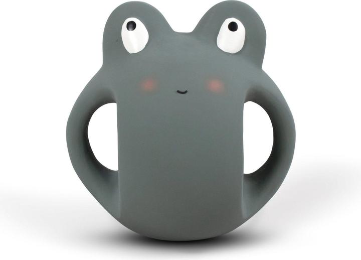 Actual product image Filibabba Teething ring - Frey the Frog Moss Green