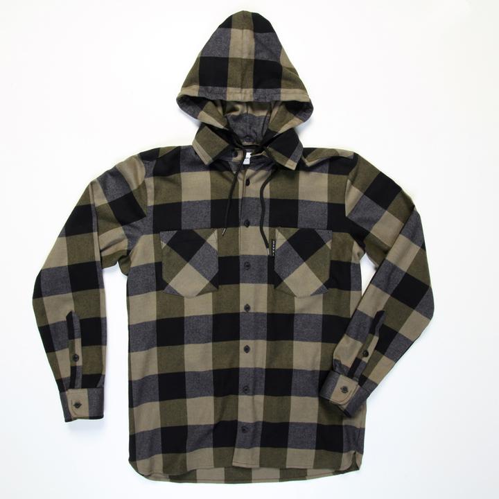 Jenni Hemden Flannel shirt with hood