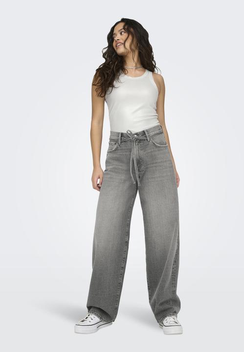 Actual product image Only ONLGIANNA Mid waist balloon cut jeans Straight fit jeans (W27/L34)