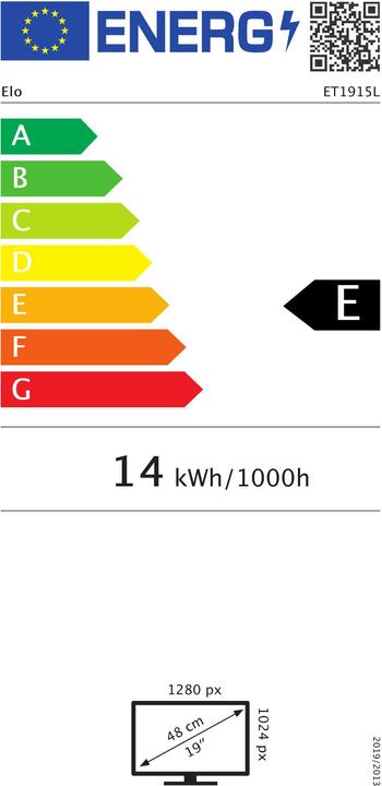Energy Label ēlo 1915L (1280 x 1024 pixels, 19")
