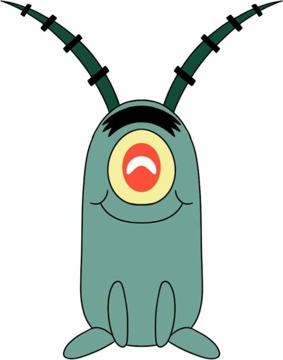 Actual product image Youtooz Bob l'éponge peluche Plankton 22 cm (22 cm)