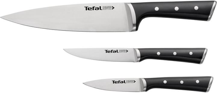 Tefal Ingenio Ice Force 3er Set Koch-, Universal-, Schälmesser (20 cm)