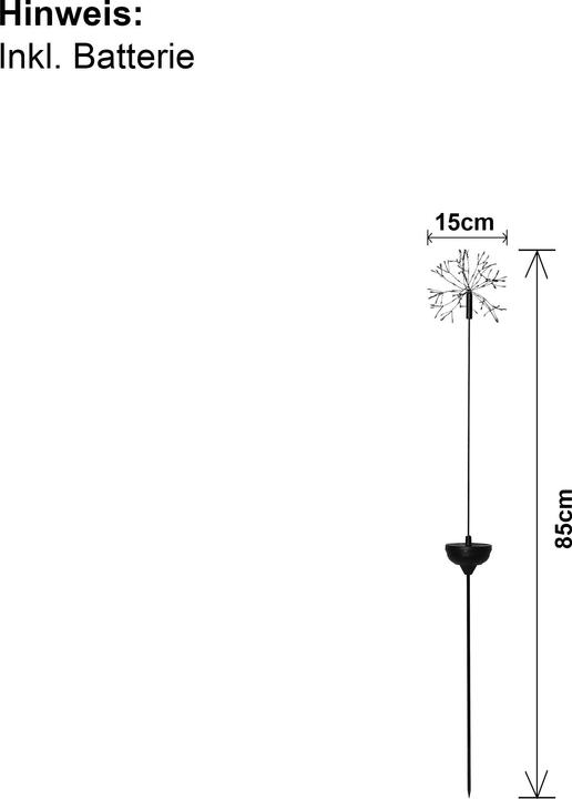 Nährwerte und Zutaten Star Trading Solar Dekoration Firework Solar (IP44)