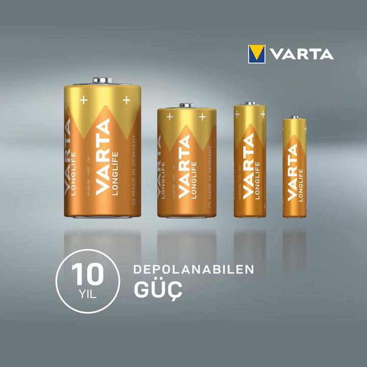 Actual product image Varta Longlife (4 pcs., AAA, 1200 mAh)