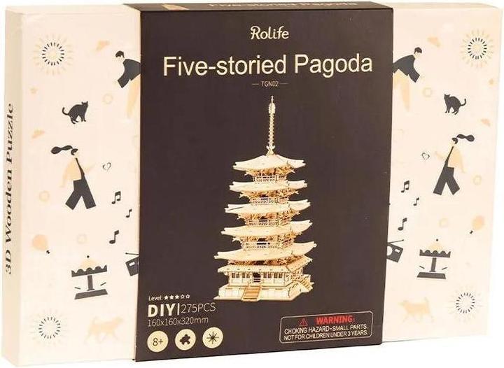 Immagine prodotto Rolife TGN02 - Pagoda a 5 piani (275 pezzi)