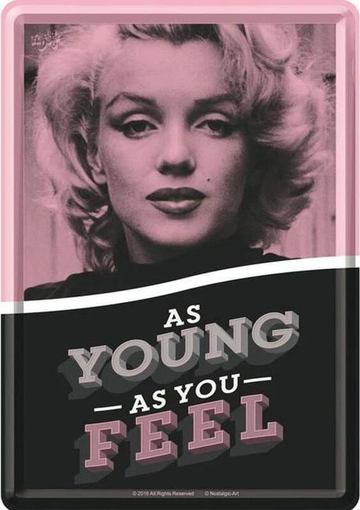 Produktbild Nostalgic-Art Merchandising Postkarte As Young as you Feel 14 x 10 cm (1 Stk.)