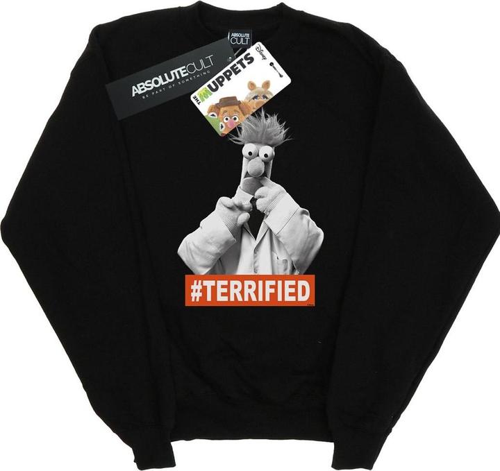 Actual product image Disney Boys The Muppets Beaker Terrified Sweatshirt (128)