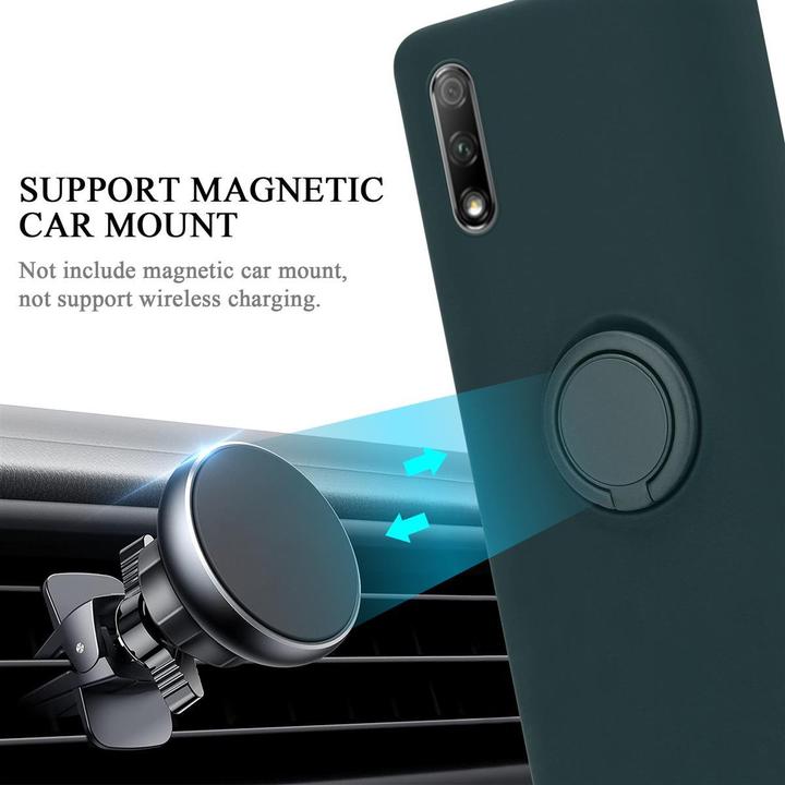 Image du produit Cadorabo TPU Liquid Ring Silicone Case Cover (Honor 9X)