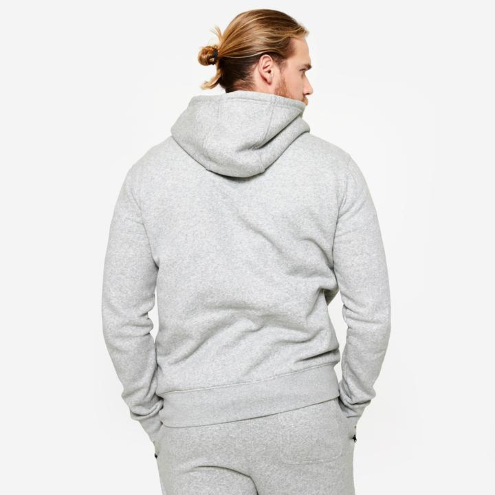 Produktbild Domyos Sweatshirt Herren warm Baumwollgewebe - grau (3XL)
