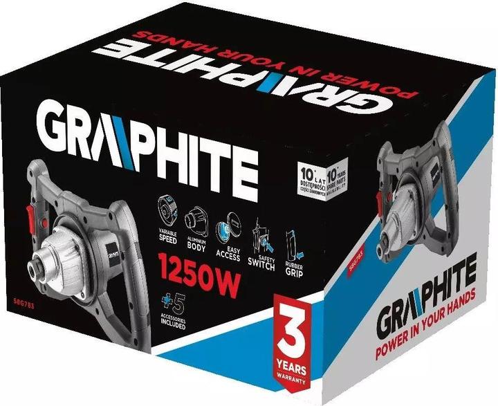 Produktbild Graphite 1250W mixer, 400-800 min-1