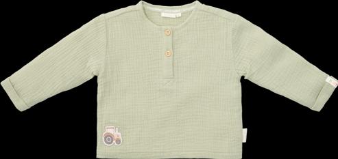 Produktbild Little Dutch Tshirt langärmlig muslin Little DutchGrass Green - 86 (86)