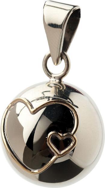 Actual product image Bisal Double Heart (Metal)
