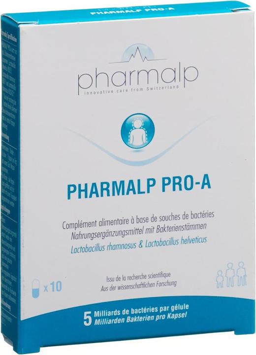 Actual product image Pharmalp PRO-A Probiotika (10 Piece, Capsules, 18 g)