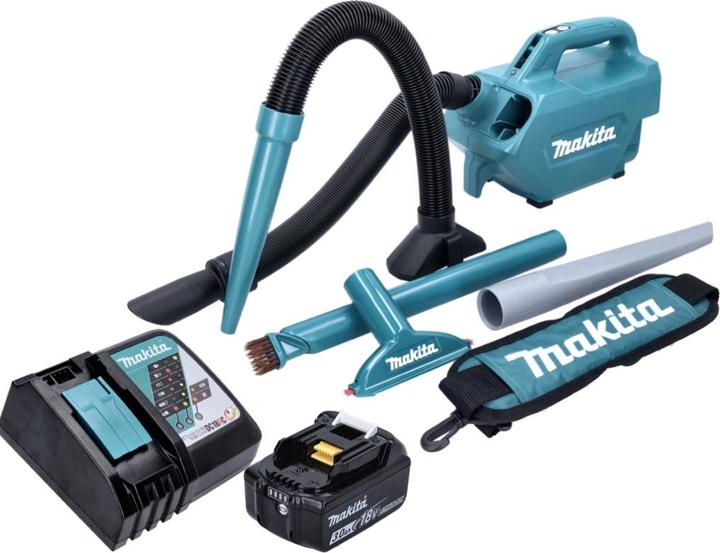 Produktbild Makita DCL 184 RF1 Akku Staubsauger 18 V 54 mbar 0,5 l + 1x Akku 3,0 Ah + Ladegerät