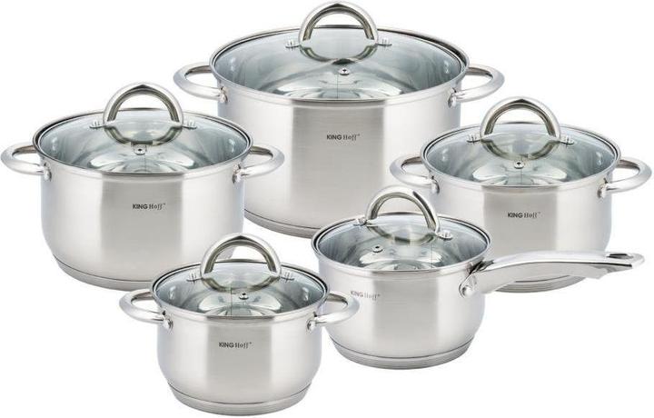 Produktbild Kinghoff Pot set 10 ITEMS. KH-4449 (Kochtopf, Edelstahl)