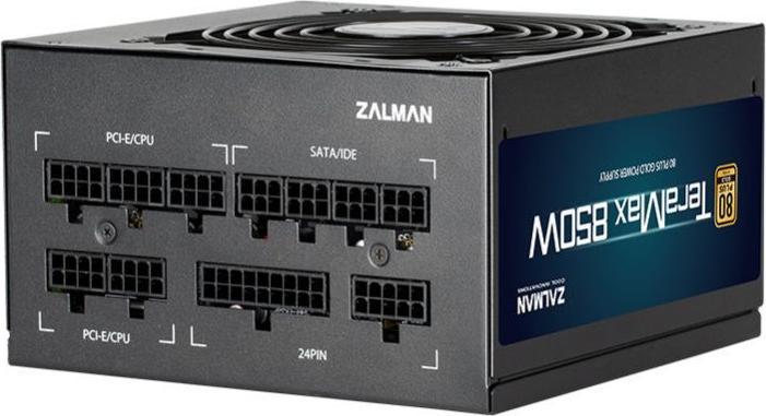 Produktbild Zalman ZM850-TMX TerraMax 80 PLUS GOLD PSU 850W/Full-modular 99.9% Active PFC/Single (850 W)