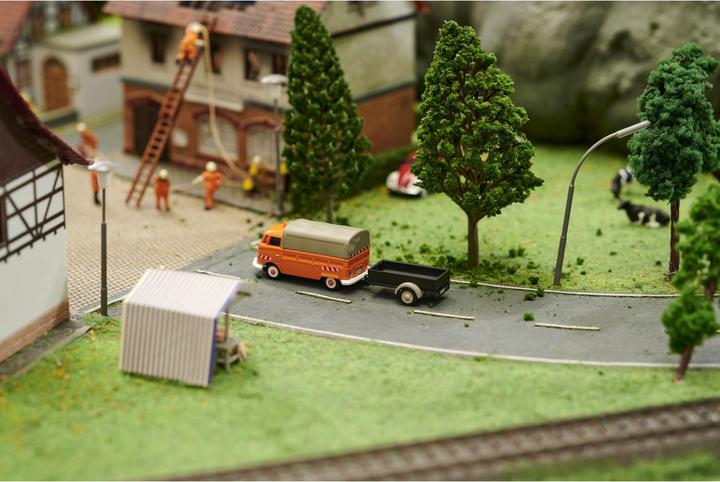 Actual product image Carson Modellsport 1:87 Platform trailer w. trailer hitch. 1:87 Trailer