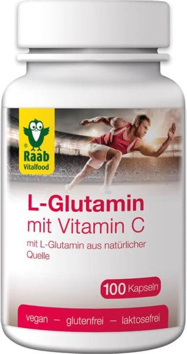 Produktbild Raab L-Glutamin mit Vitamin C (100 Stück, Kapseln, 100 g)