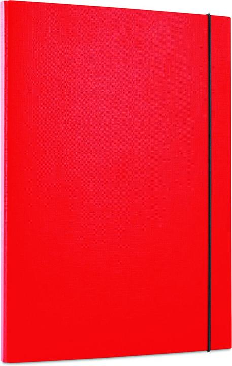 Produktbild Staples Zugbandmappe, pp, a4/15, 3 klappen, rot (A4)