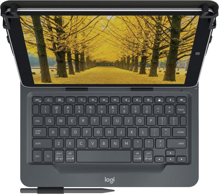 Produktbild Logitech Universal Folio Mobile Keyboard QWERTY English (UK) Black Bluetooth (Eng. Int., Universal)