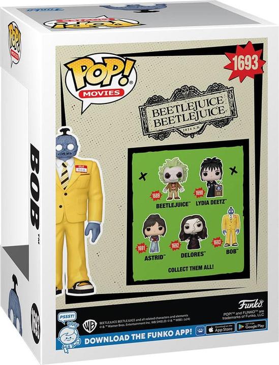 Actual product image Funko Beetlejuice 2 POP! movies vinyl figure Bob 9 cm