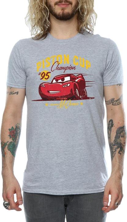 Immagine prodotto Disney Cars Piston Cup Champion Maglietta Uomo (M)