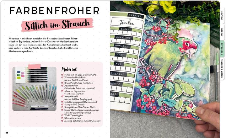 Actual product image Bullet Journal – zeichnen und illustrieren (German, Susanne Boehmer-Hoops, 2021)