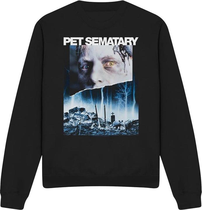 Actual product image Pet Sematary Unisex Adult Poster Sweatshirt (L)