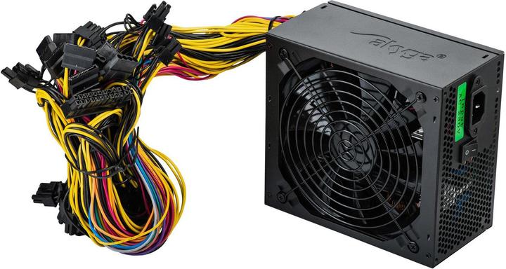 Actual product image Akyga Ultimate ATX Power Supply 1250W AK-U4-1250 80 PLUS Gold bitcoin miner (1250 W)