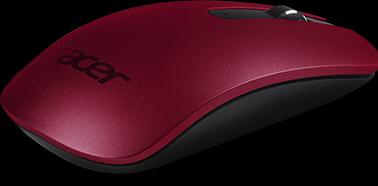 Produktbild Acer Thin-n-light wireless Maus rot kleiner Nano-Empfänger, elegantes und schlankes Design, feines glatte (Kabellos)