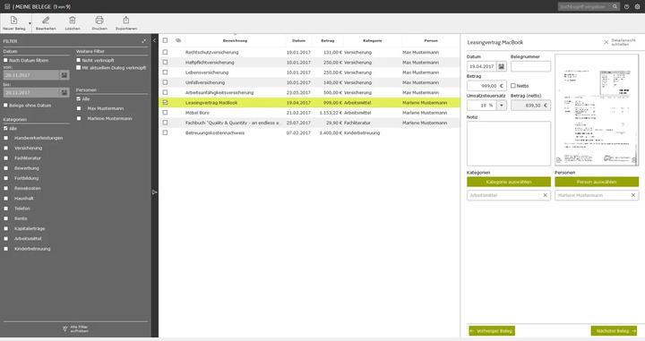 Produktbild Lexware Taxman 2020 (1 User, 12 Monate)