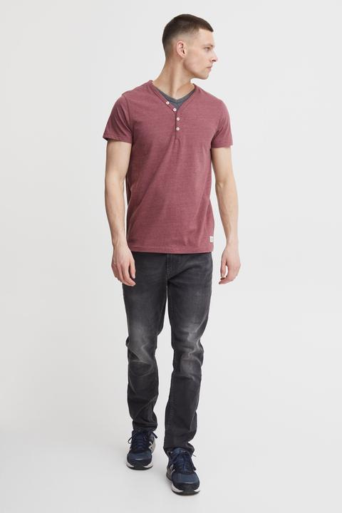 Immagine prodotto Solid Dorian T-Shirt A Maniche Corte Maglietta Da Uomo Con Collo Grandad (3XL)