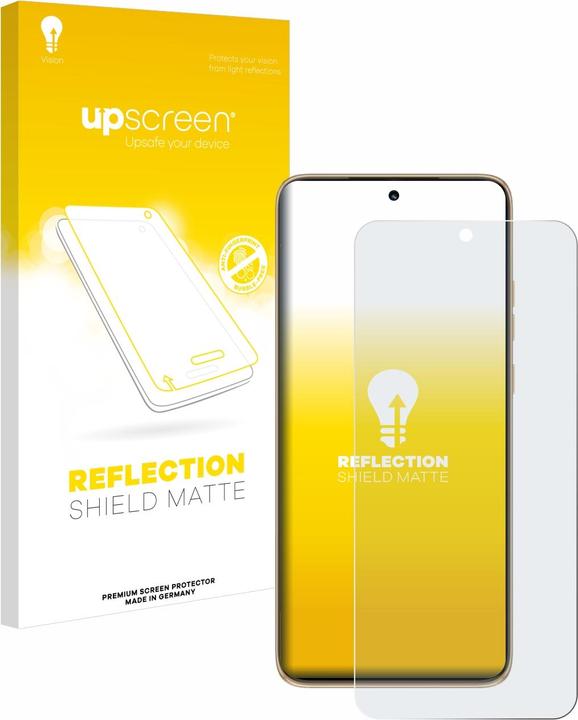 Actual product image upscreen Protective film Screen protector Matt anti-reflective film (1 Piece, Motorola Edge 50 Neo)