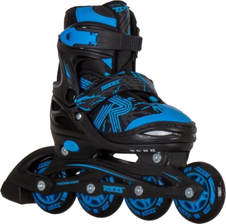 Actual product image Roces Kids inline skates Jockey 3.0 (size: 26.0-29.0 (wheels 64 mm), black/astro blue) (27)