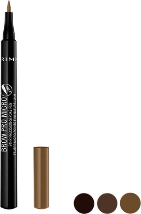 Image du produit Rimmel London Stylo BROW PRO MICRO PRECISION #002-marron miel (002 Marron miel)